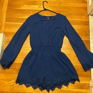 Women’s Size Small Blue Romper